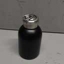 Mifoci 1 Pcs 20oz Water Bottle Stainless Steel Insulated Thermal for Hot Cold Drink Thermal Metal Vacuum Portable Water Bottle for Women Gifts Travel Camping Hiking (Black)