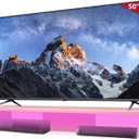 TV Riser Stand with LED Lights, 42.5" Super Large Monitor Stand Riser, Tabletop TV Stand Riser for Desk, Desk Shelf for Top of Desk, Desktop Organizer for Computer, TV, Laptop, Printer