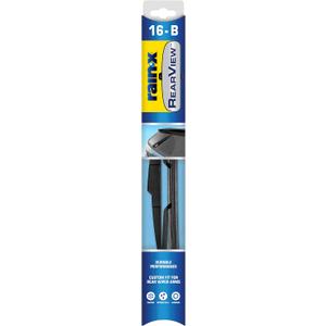 Rain-X 850022 RearView 16-B Rear Wiper Blade, 16 Inch Composite Rear Wiper Blade, Fits Rock Lock 3 (Pack Of 1), Automotive Replacement Wiper Blades That Meet Or Exceed OEM Quality And Design Standards