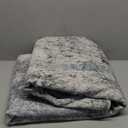 RUUGME Washable Abstract Rug: Living Room Large Vintage Area Rug Soft Indoor Low Pile Carpet Bedroom Dining Room Non-Slip Backing Stain Resistant Distressed Floor Decor Washable Mat (5' x 7', Blue)