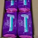 Poise Incontinence Pads & Postpartum Incontinence Pads, 3 Drop Light Absorbency, Long Length, 96 Count (4 Packs of 24)