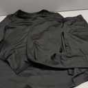 LILLUSORY Womens Long Johns Thermal Underwear Fleece Lined Leggings Warm Pajama Pants Set Shirts Winter Clothes 2025 (Small, Black)