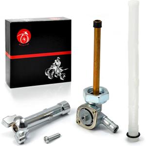MOTO1988 Fuel Gas Tank Switch Valve Petcock Lever Screw Compatible With Honda Shadow VLX 600 VT600 1999-2007 fuel shut off valve
