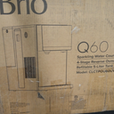 Brio Q60 Sparkling Water Countertop Dispenser with Refillable Tank, No Plumbing Required, Instant Hot & Cold, 4-Stage Reverse Osmosis Filtration, Touch Screen Display, Black, 8.66" W x 18.38" H x 16.9" D