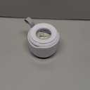 Ultrasonic Retainer Cleaner Machine: 48kHz Rechargeable Cordless Denture Cleaner - Waterproof Ultrasonic Jewelry Cleaner - 200ML Dental Cleaning Pod for Mouth Guard, Aligner, White