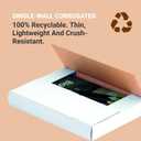 BOX USA Shipping Boxes Medium 20"L x 16"W x 1"H 20-Pack - Corrugated Cardboard Box for Moving, Mailing, Packing, Packaging and Storage