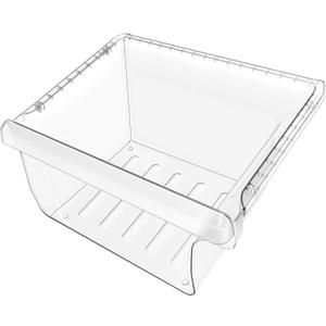 UPGRADED DA97-08692B Refrigerator Crisper Drawer Compatible with Samsung Fridge Drawer Replacement RS25J500DSG RS25J500DSR RS261MDRS RS25H5000SR Drawer for DA97-08692A Samsung Refrigerator Drawers