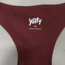 YITTY Active Sports Bra Tank, Tank Top for Women with Built-in Bra, Racerback, Removable Cups, Low-Impact Yoga and Gym (Red, XL)