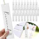 Maitys 36 Pcs Reserved Seating Tag with Ribbon Wedding Chair Tags Signs for Ceremony Reserved Seat Sign Hanging with Ribbon for Wedding Important Events Church Pews Ceremony Seating(White)