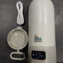 Portable Milk Warmer for Travel 17oz, 45W Fast Charge, Long Battery Life, 316 Stainless Steel, LED Display, Fast Heating, Precise Temp Control, Leak-Proof, Cordless Baby Milk Warmer for on The go