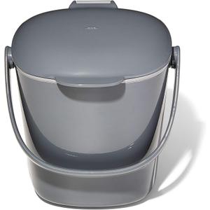OXO Good Grips Easy-Clean Compost Bin, Charcoal - 0.75 GAL