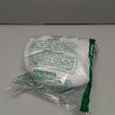 Anmao Non-See-Through Valance Kitchen Curtains 18 Inch Length 2 Panels Set, Bright White Privacy Light Filtering Semi Sheer Over Sink Short Cafe Curtain Tiers for Small Windows, 25W x 18L, Pure White