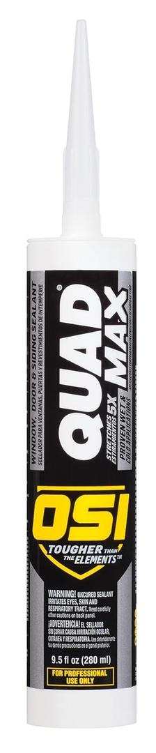 OSI Sealants 1868684 9.5 oz Quad Max Window, Door and Siding Sealant, White