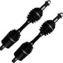 2PCS Rear Right CV Axle Shaft Assembly, Premium CV Joint