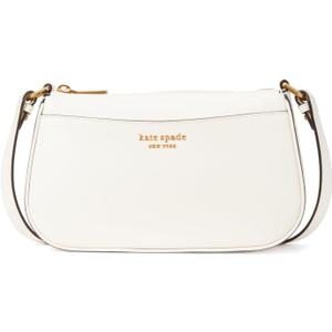 Kate Spade New York Women's Bleecker Saffiano Leather Small Crossbody (One Size, Ivory)