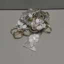 HXWEIYE 300LED Fairy Curtain Lights, 9.8x9.8Ft USB Plug-in 8 Modes Christmas String Hanging Lights with Remote for Bedroom Backdrop Wedding Indoor Wall Decor, Warm White, Standard  2 Pack