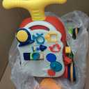 CUTE STONE Sit to Stand Learning Walker, 2 in 1 Baby Walker, Early Educational Child Activity Center, Multifunctional Removable Play Panel, Baby Music Learning Toy Gift for Infant Boys Girls