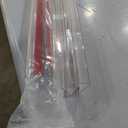 2PCS Clear Self-Adhesive Night Stand Corner ProtectorsCorner Guards & Edge Protector for Wall Door Frame Cabinet Baseboard & Door, Table, Stair (16" X 1.18")