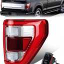LED Tail Lights For 2021-2023 Ford F150 Right Passenger Side Chrome