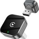 Wireless CarPlay Adapter for iPhone - Plug and Play, Converts Wired to Wireless, Stable Connection Without Delay, Compatible with iOS 10+ & 800+ Car Models, Not for Android 2025V9-Hui