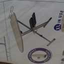 Rowenta Pro Compact Ironing Board with Hanger Rack 18 x 54 Inches Space Saving, Folding, 4 Legs IB9100,Beige