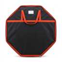 Covermates Keepsakes Deluxe Wreath Storage Bag – Heavy-Duty Polyester with Buckle Strap & Structured Interior – Protective Holiday Organizer with Handles, D-Ring & Label Window, Black