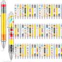 50 Pcs Back to School Teacher Pens Appreciation Gifts Bulk Funny Ballpoint Pens Motivational Inspirational Thank You Gift for Employee Coworker Student Office Supplies