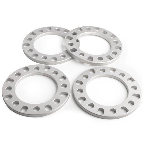 JiiinMiiin 1/2"(12mm) 8x165.1 8x170 8x180 8 Lug Wheel Spacers for F250 E350 Ram 2500 3500 Express 3500 K3500 Silverado Suburban 2500 Sierra 2500HD 3500HD, 4PCS