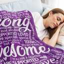 Get Well Gifts for Women, Inspirational Hug Blanket for Her Him, Cancer Care/Breast Cancer/Feel Better/Thinking of You Gifts for Women Friend Sister Mom Grandma