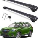 Max Loading 300lb Heavy Duty Lockable Roof Rack Cross Bars Replacement for Forester 2014-2026/ Crosstrek 2013-2017/Impreza 2012-2021 Black with Anti-Theft Locks (ONLY FIT Factory Rails)