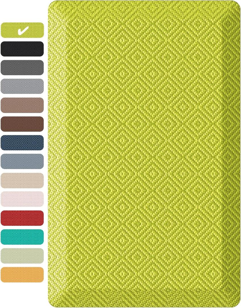 Ophanie Kitchen Mats for Floor, 3/4 Inch Thick Kitchen Rugs, 20x32 Anti Fatigue Standing Cushioned Mat,Waterproof,Comfort Ergonomic Mat for Office, Home, Sink with 99+ Pairs of Anti-Slip Bottom Ridges