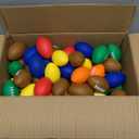 Oleitodh 96 Pcs Mini Football Sports Stress Ball Bulk Colorful Foam Sports Ball Kids Adults Football Sports Party Favor Ball Small Relaxable Balls for School Carnival Reward Party Bag Gift Fillers