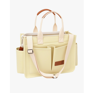 Tote Bag for Women With Compartments,Large Canvas Tote Women's Purse Crossbody Bags Work Laptop Book Bag Satchels Handbags