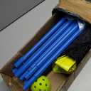 Zdgao Portable Pickleball Net for Driveway, 22FT Regularion Size Pickle Ball Net with Outdoor Pickleballs and Carry Bag, Weather Resistance Steady Steel Frame, 22ft x 36" x 34"