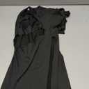 Women's Sexy Sleeveless Hollow Out Maxi Dress Tassel See Through Backless Bodycon Party Club Long Dress (Black With Front Slit)