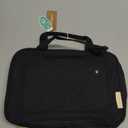 BAGSMART Toiletry Bag Travel Bag with Hanging Hook, Water-resistant Makeup Cosmetic Bag Travel Organizer for Accessories, Shampoo, Full-size Container, Toiletries (Black, Medium)