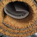 Kempf Black Border Coco Coir Doormat, 36" x 48", Non-Slip Backing, Heavy Duty Natural Fiber Front Door Welcome Entrance Mat, Low Clearance, Outdoor Indoor