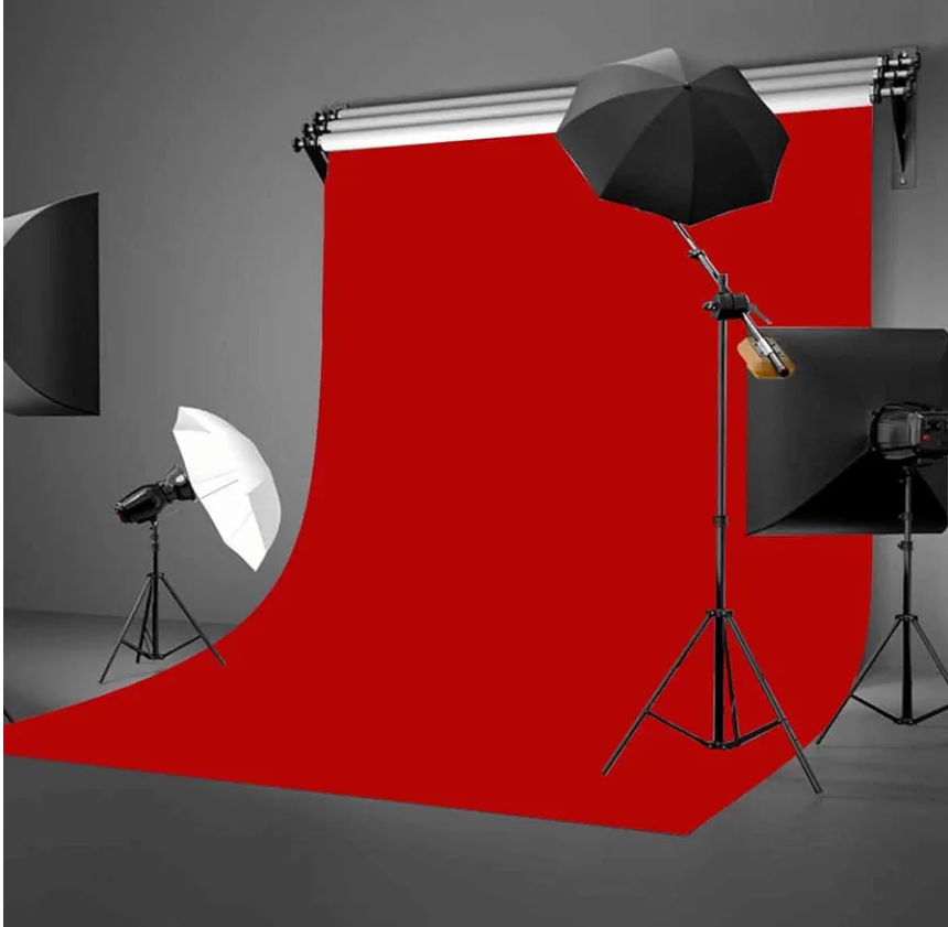 LYLYCTY 10x10ft Red Non-Woven Fabric Backdrop Photography Background Lilac Solid Color Photo Props