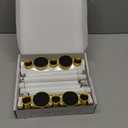 LED Flameless Window Candles With Remote Timer-Battery Operated Realistic Flickering Candlesticks Lights With Removable Gold Candle Holders Best Gift For Xmas Wedding Home Dinner Decor Set of 10