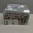 Hamilton Beach Classic Stand and Hand Mixer, 4 Quarts, 6 Speeds with QuickBurst, Bowl Rest, 290 Watts Peak Power, Blue (64658)