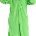 LABULA Unisex Adult Onesie Animal Pajamas Halloween Cosplay Sleepwear (Medium, Green)