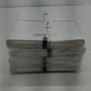 4-Pack Collapsible Plastic Storage Cube Bins, White Foldable Cube Storage Bins