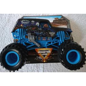 Monster Jam, Official Series 24 Oversized Sun-Uva Digger Blue Rims Monster Truck, Collector Die-Cast Vehicle, 1:24 Scale, Kids Toys for Boys Ages 3 and up