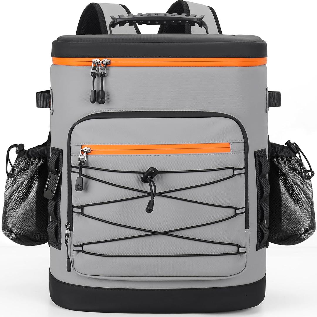 Large 52cans Cooler Backpack, Insulated, Waterproof, Leak Proof, 30L Large Capacity