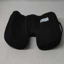 5 STARS UNITED Seat Cushion for Tailbone Pain Relief  Memory Foam Lifting Pillow for Coccyx, Hemorrhoid, Sciatica & Post-Surgery Recovery  Wheelchair, Car, Desk, Gaming & Office Chairs, Arctic Black (Standard)
