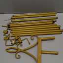 53.9" Gold Easel Stand for Sign, Heavy Duty Metal Display Easel with Storage Bag, Adjustable Art Easel for Wedding Sign, Welcome Sign, Picture