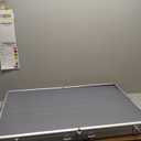 Card Display Case, Aluminum Glass Display Case for Cards, XL Large Table Top Display Case with Lock, Portable Trade Show for Jewelry MTG Cards Collectible Cards (1pcs)