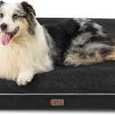 Bedsure Waterproof Dog Beds for Extra Large Dogs - 4 Inch Thicken Up to 100lbs XL Pet Mat Pillows with Removable Washable Cover, Black (44.0"L x 32.0"W x 4.0"Th)