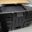 VEVOR Insulated Food Pan Carrier, 95 Qt Hot Box for Catering, LLDPE Food Box Carrier w/Double Buckles, Front Loading Food Warmer w/Handles, Stackable End Loader for Restaurant, Canteen, etc. Black