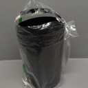 YGJT Small Trash Can, 3 Pack 1.8 Gallons Bathroom Trash Can, Slim Waste Basket, Round Garbage Can, Plastic Trash Bin for Kitchen, Dorm, Bedroom, Office, Living Room, Study, Compact Spaces(Black)